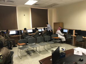 Jamoum University College Holds Practical Courses on Computers for Policemen in the Jamoum Governorate